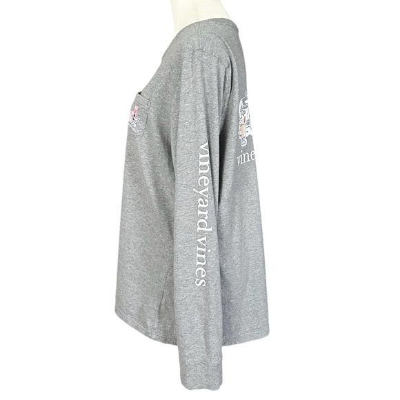 Vineyard Vines Apres Ski Whale Winter Long Sleeve T-Shirt Size XL - Picture 4 of 11